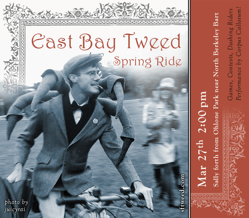 East Bay Tweed Spring Ride, March 27th