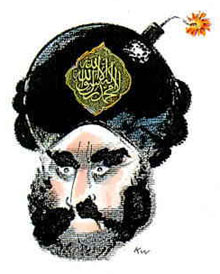 Mohammed Bomb cartoon by Kurt Westergaard
